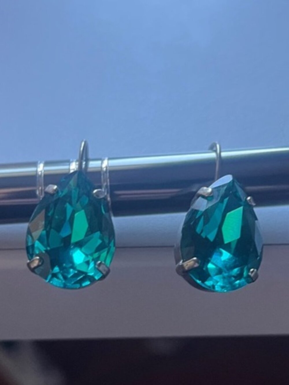 Sorrelli Turquoise Green Teardrop Earrings